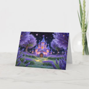 Den Gömt Lavender Grove Helgkort