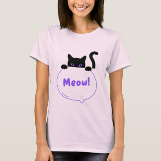 Den gömt viskaren av katten t shirt