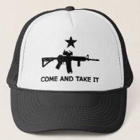 Den Gonzales flagga AR15 "kom och tar det ",