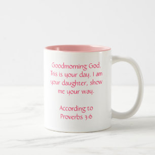 Den Goodmorning guden, denna är din dag. Mig Två-Tonad Mugg
