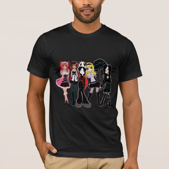 Den Goth gruppskjortan T-shirt (Framsida)