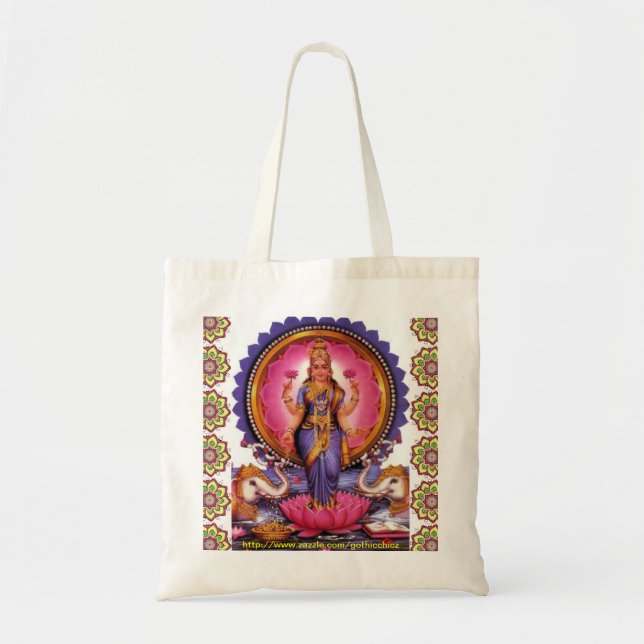Den GothicChicz gudinnan Lakshmi hänger lös Tygkasse (Framsidan)