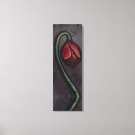 Den gotiska dämningen Ro Haunted House Art Poster Canvastryck