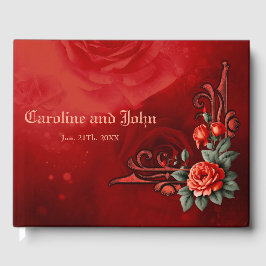 Den gotiska elegansen i hjärtat gästböcker