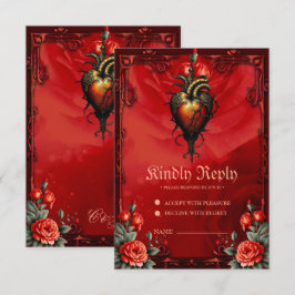 Den gotiska elegansen i hjärtat OSA kort