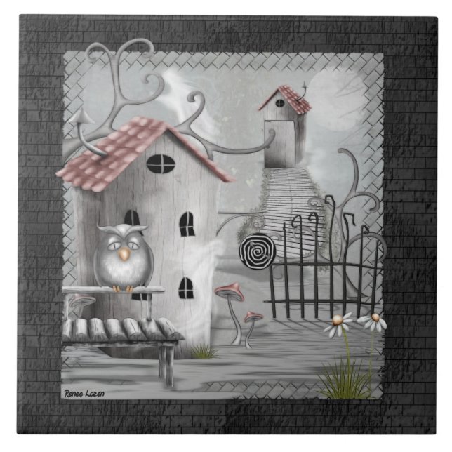 Den gotiska folkkonsten i Bäck Kakelplatta (Framsidan)