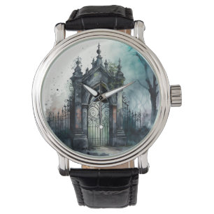 Den gotiska kyrkogårdens Grind-seriens design 11 Armbandsur