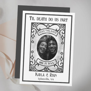 Den gotiska Mörken och Moody Bröllop Spara Datumet