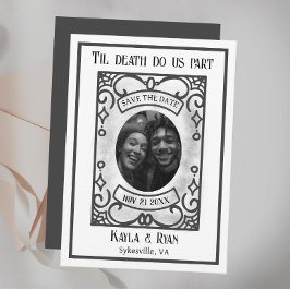 Den gotiska Mörken och Moody Bröllop Spara Datumet