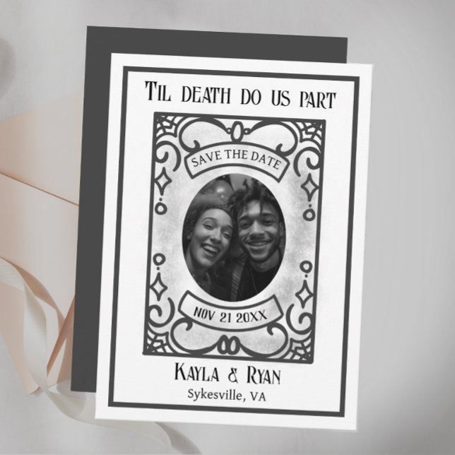 Den gotiska Mörken och Moody Bröllop Spara Datumet (Skapare uppladdad)