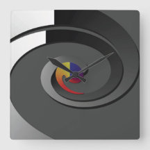 Den gråa samtidaa väggen tar tid på - 4 boxas