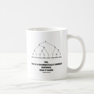 Den Grammatically korrekta buffeln (8 tider) döme Kaffemugg