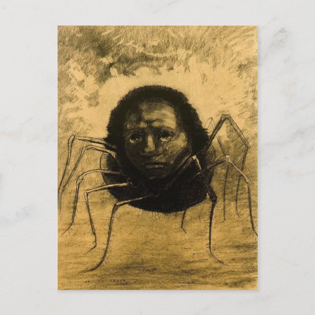 Den Gråtande spindeln Vykort (Framsida)