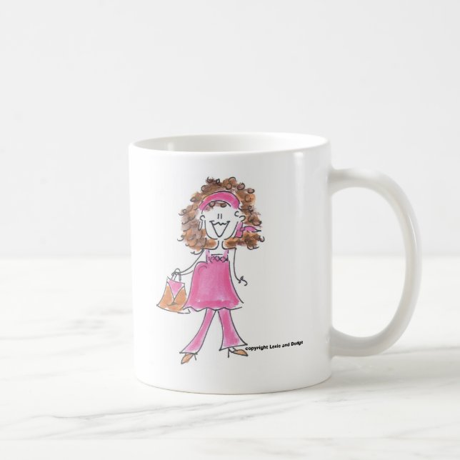 Den Gravida-PinkBrown Muggen, tar copyrightt på Kaffemugg (Höger)