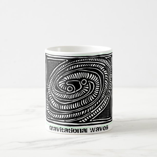 Den gravitations- ParanormalPrints muggen vinkar Kaffemugg (Center)