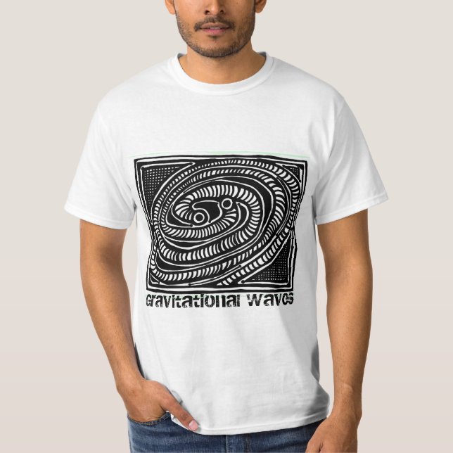 Den gravitations- ParanormalPrints T-tröja vinkar Tee (Framsida)