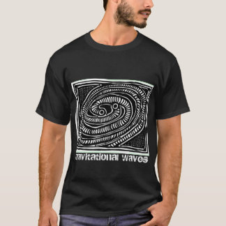 Den gravitations- ParanormalPrints T-tröja vinkar Tee Shirt