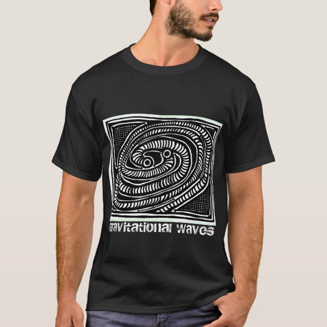 Den gravitations- ParanormalPrints T-tröja vinkar Tee Shirt (Framsida)