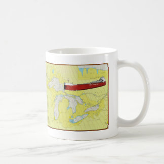Den Great Lakes frakten CSL Niagra på en mugg och