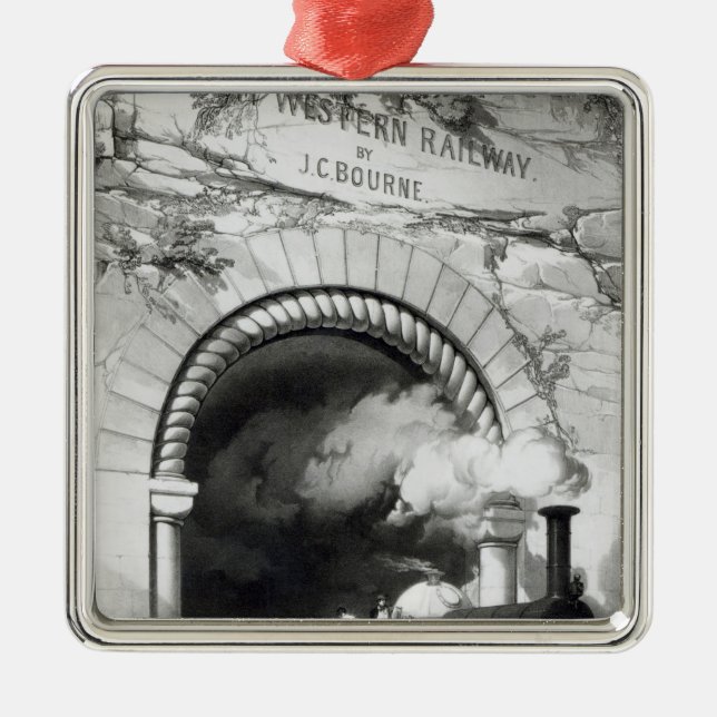 Den Great Western järnvägen, 1846 Julgransprydnad Metall (Framsidan)