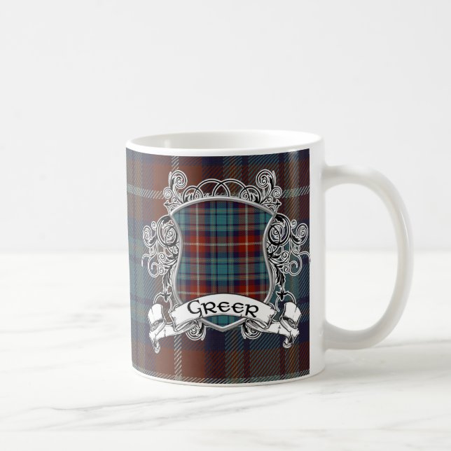 Den Greer tartanen skyddar Kaffemugg (Höger)