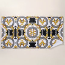 Den grekiska dekorationen Black Guld