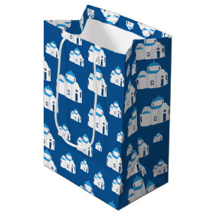 Den grekiska ön Santorini Blue Dome Church