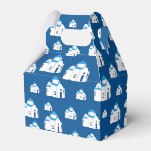 Den grekiska ön Santorini Blue Dome Church Presentaskar