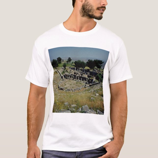 Den grekiska theatren tee shirt (Framsida)