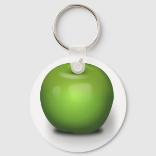 Den gröna Apple Nyckelring