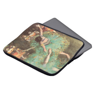 Den gröna dansösen av Edgar Degas, Vintage Ballet Laptop Sleeve