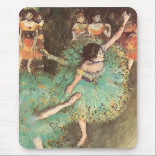 Den gröna dansösen av Edgar Degas, Vintage Ballet Musmatta