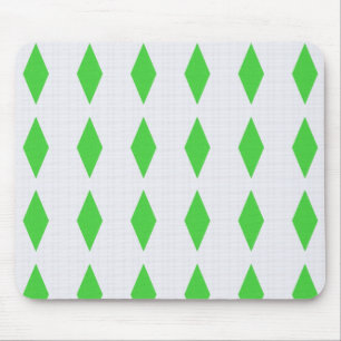 Den gröna diamanten Mousepad Musmatta