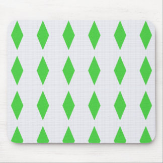 Den gröna diamanten Mousepad Musmatta