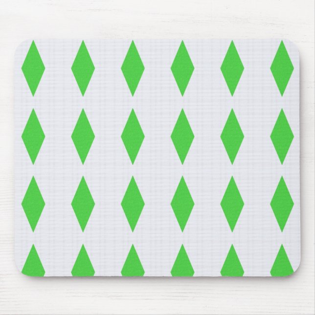 Den gröna diamanten Mousepad Musmatta (Framsidan)