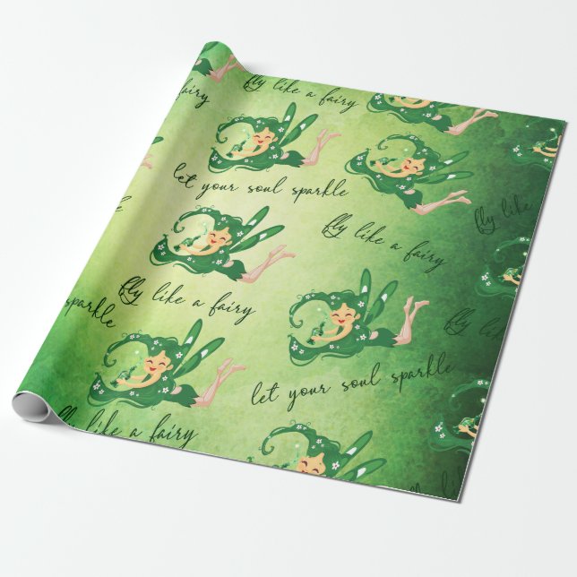 Den gröna fen l5At din soulgnistrafluga gilla Presentpapper (Utrullad)