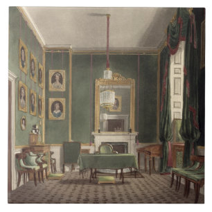 Den gröna garderoben, Buckingham hus, från 'Hist Kakelplatta