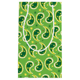 Den gröna gåvan för paisley mönsterjul hänger lös