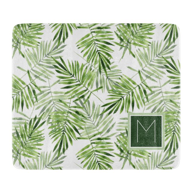 Den gröna handflatan lämnar den | monogramen (Framsidan)