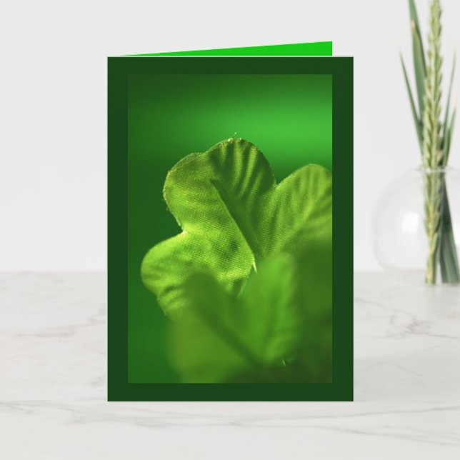 Den gröna klöver - helgkort (Framsida)