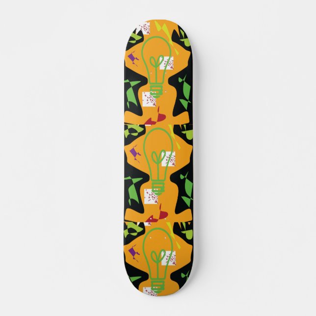Den Gröna Lampan Skateboard Bräda 21,5 Cm (Framsida)