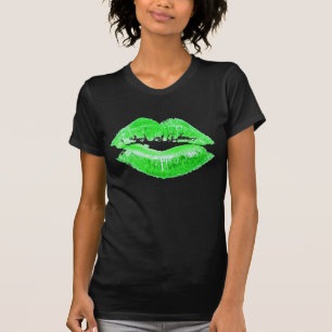 Den gröna läppar kysser mig skjortan för dagen t shirt
