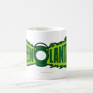 Den gröna logotypen flammar kaffemugg