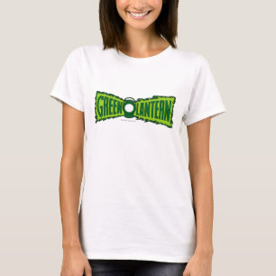 Den gröna logotypen flammar t shirt
