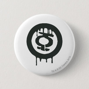 Den gröna lyktan målar symbol knapp