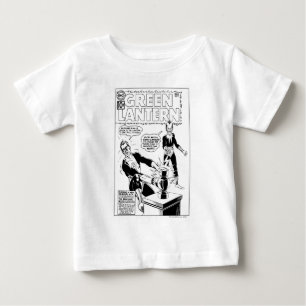 Den gröna lyktan och Sinestro täcker, svartvitt T Shirt