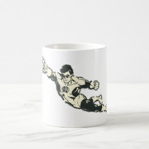 Den gröna lyktan slår Grunge Kaffemugg