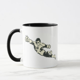 Den gröna lyktan slår Grunge Mugg