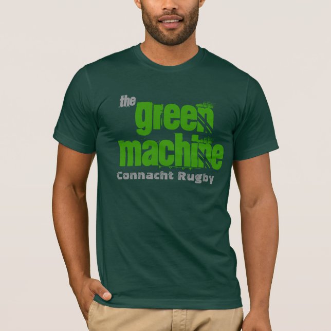 Den gröna maskinen t-shirt (Framsida)