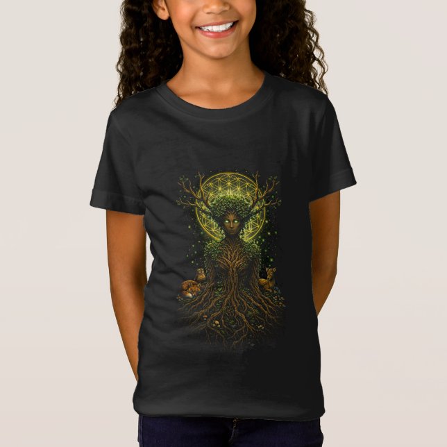 Den Gröna Modern T Shirt (Framsida)